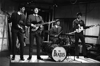 Debut appearance on Ready, Steady, Go!  The Beatles Bible